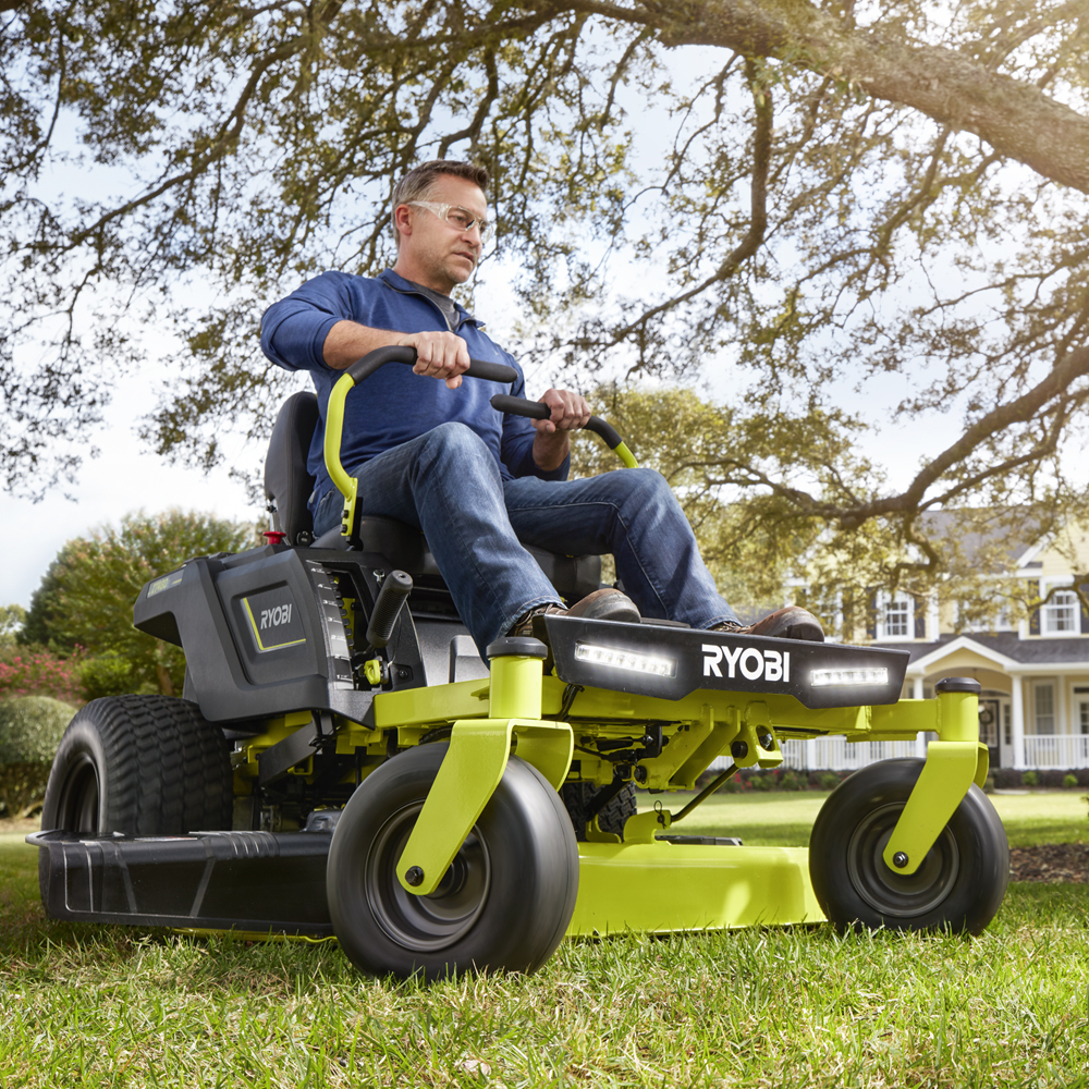 ZERO TURN ELECTRIC RIDING MOWER | RYOBI 