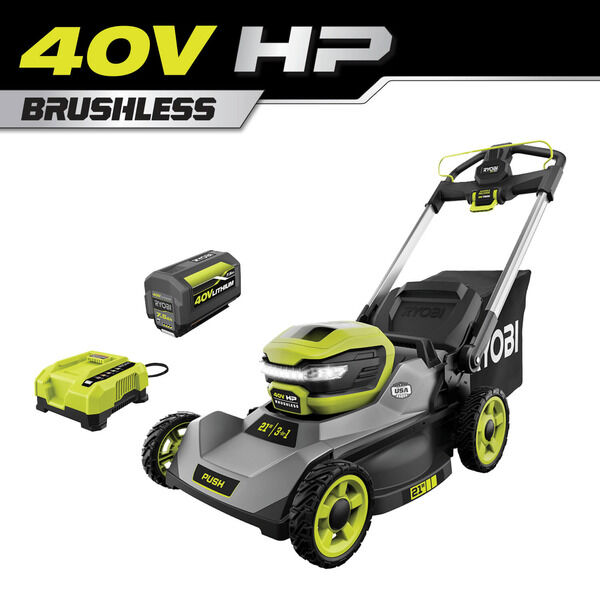 40V HP 21-INCH BRUSHLESS PUSH MOWER KIT 