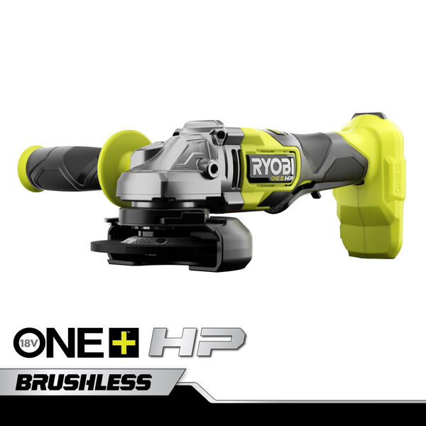 Brushless Cut-Off Tool /Angle Grinder Bare Tool 4-1/2 in Details about   Ryobi P423 18V ONE 
