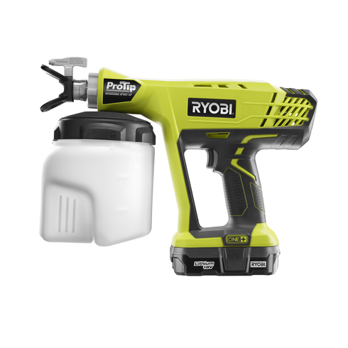 Ryobi Pro Tip Cordless Paint Sprayer : 18V ONE+â„¢ PROTIP HANDHELD ...