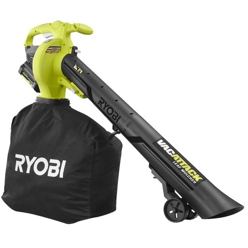 40V VAC ATTACK™ LEAF MULCHER WITH 4AH BATTERY & CHARGER | RYOBI Tools