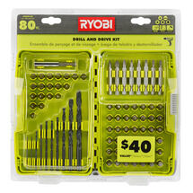 80 PC. BLACK OXIDE DRILL AND DRIVE KIT