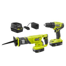 18V ONE+ LITHIUM-ION CORDLESS 1/2" DRILL/DRIVER AND RECIPROCATING SAW KIT