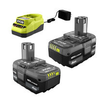 18V ONE+ 2 PACK LITHIUM-ION 4.0AH BATTERIES AND CHARGER KIT